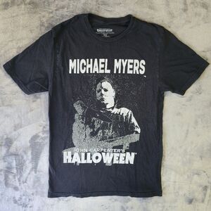 Michael Myers Halloween T Shirt Size Medium Fits Small Horror Slasher Black